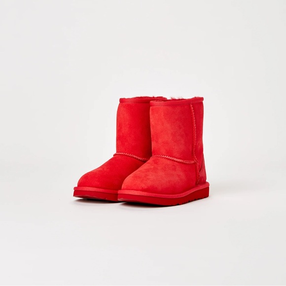 Brand New UGG Class II Boots Samba Red Big Kids - Picture 1 of 13